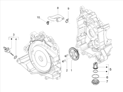 Εικόνα της ΔΕΙΚΤΗΣ ΣΤΑΘΜΗΣ ΛΑΔΙΟΥ SXR-SR 125 MOTARD-1A013415