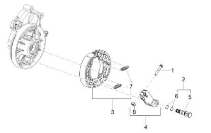 Εικόνα της ΛΕΒΙΕΣ ΠΙΣΩ ΦΡΕΝΟΥ SXR 50 4T 3V E5-1C002607