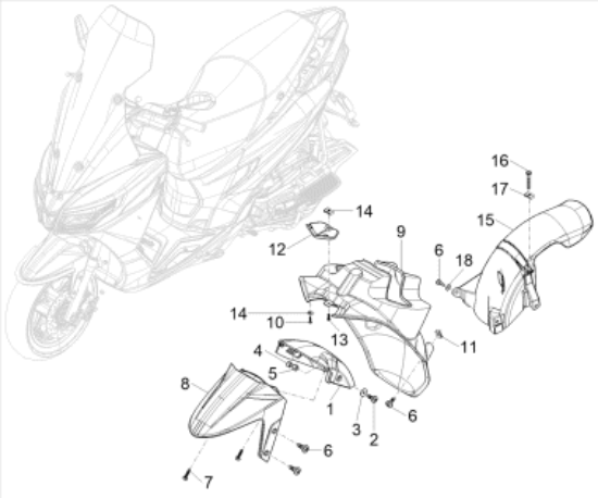 Εικόνα της ΦΤΕΡΟ ΜΠΡΟΣ SXR E5 ΠΙΣΩ ΜΕΡΟΣ-1B008130