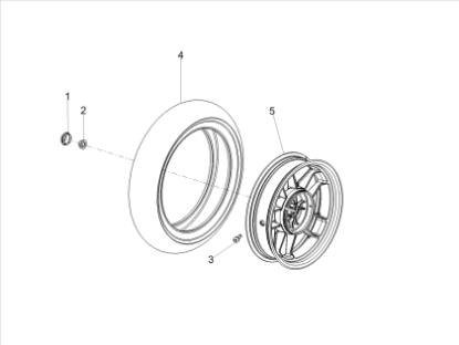 Εικόνα της ΚΑΠΑΚΙ ΜΠΡ ΤΡΟΧΟΥ SCOOTER 50<>150-665657