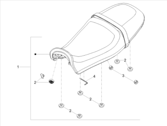 Εικόνα της ΛΑΣΤΙΧΑΚΙ ΣΕΛΑΣ RS 660 NAD 201600-2B000421