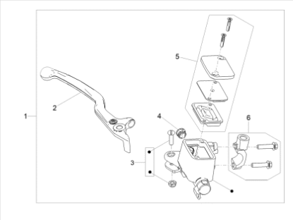 Εικόνα της ΚΑΒΑΛΕΤΟ ΤΡΟΜΠΑΣ ΦΡΕΝΟΥ TUONO V4-V7-V9-2B001929