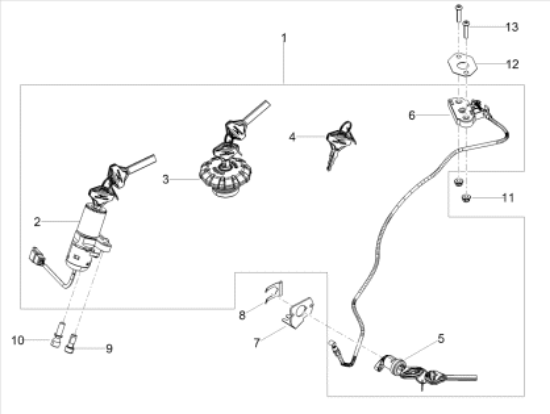 Εικόνα της ΜΗΧΑΝΙΣΜΟΣ ΚΛΕΙΔ ΣΕΛΑΣ V7 SP 850 E5-2B008482