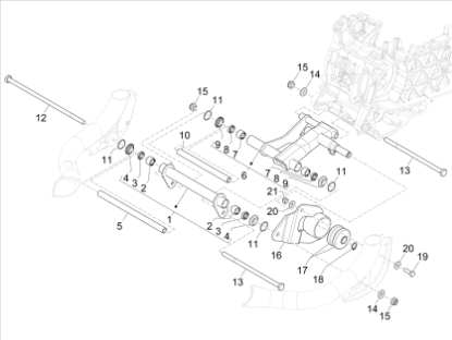 Εικόνα της ΑΠΟΣΤΑΤΗΣ ΜΠΡΑΤΣΟΥ ΚΙΝ LIB 125-150 IGET-1C001298