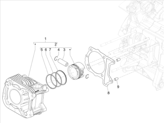 Εικόνα της ΕΛΑΤΗΡΙΟ ΠΙΣΤ STD VESPA LX-S 150 12?ΜΕΣ-1A008638