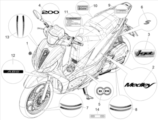 Εικόνα της ΑΥΤ/ΤΟ ΒΕΝΖΙΝΗΣ VESPA GTS MY22-1B009257