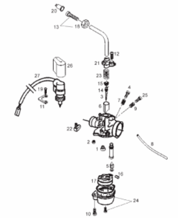 Εικόνα για την κατηγορία Καρμπυρατέρ - Συστατικά μέρη