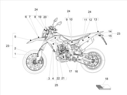 Εικόνα της ΑΥΤ/ΤΟ RX 125 E4 ΠΙΕΣΗΣ ΕΛΑΣΤ/ ΤΕΝ ΚΑΔΕΝ-2B005030