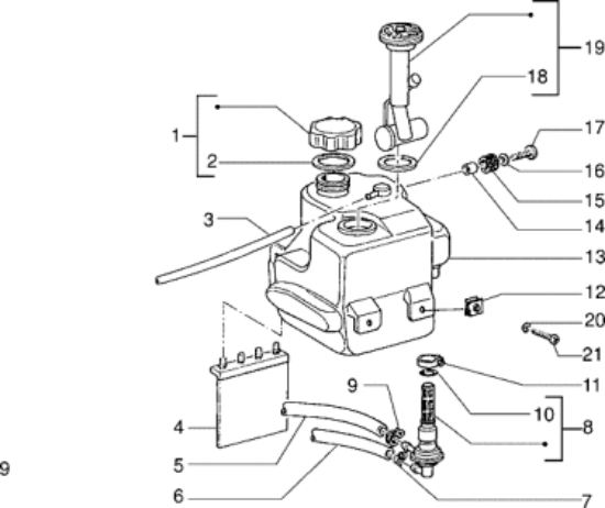 Εικόνα της ΦΛΑΝΤΖΑ ΦΛΟΤΕΡ ΒΕΝΖ SCOOTER Π.Μ-1E0030646