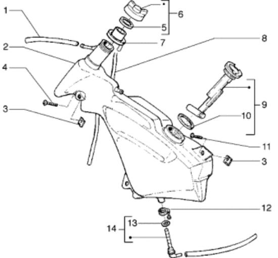Εικόνα της ΦΛΑΝΤΖΑ ΦΛΟΤΕΡ ΒΕΝΖ SCOOTER Π.Μ-1E0030646