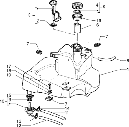 Εικόνα της ΦΛΑΝΤΖΑ ΦΛΟΤΕΡ ΒΕΝΖ SCOOTER Π.Μ-1E0030646