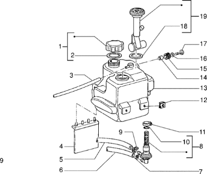 Εικόνα της ΦΛΑΝΤΖΑ ΦΛΟΤΕΡ ΒΕΝΖ SCOOTER Π.Μ-1E0030646