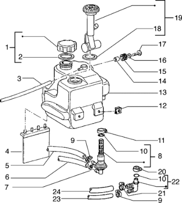 Εικόνα της ΦΛΑΝΤΖΑ ΦΛΟΤΕΡ ΒΕΝΖ SCOOTER Π.Μ-1E0030646