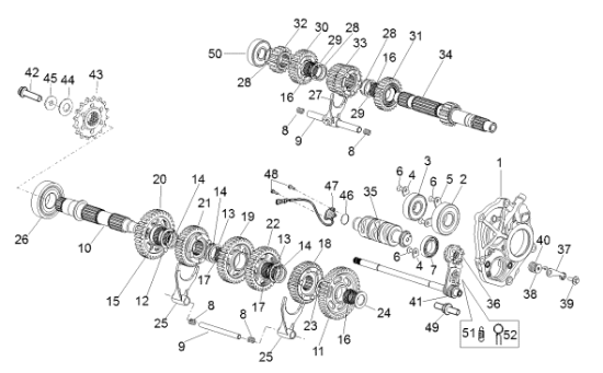 Εικόνα της ΕΞΑΡΤΗΜΑ ΜΥΛΟΥ ΣΑΣΜΑΝ RSV-TUONO 4 1100-8571234