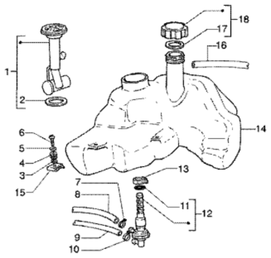 Εικόνα της ΦΛΑΝΤΖΑ ΦΛΟΤΕΡ ΒΕΝΖ SCOOTER Π.Μ-1E0030646