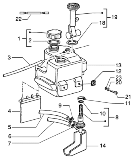 Εικόνα της ΦΛΑΝΤΖΑ ΦΛΟΤΕΡ ΒΕΝΖ SCOOTER Π.Μ-1E0030646