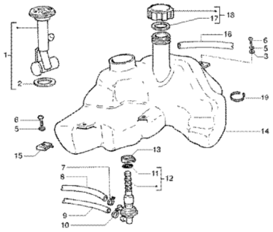Εικόνα της ΦΛΑΝΤΖΑ ΦΛΟΤΕΡ ΒΕΝΖ SCOOTER Π.Μ-1E0030646