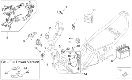 Εικόνα της ΦΛΑΣΕΡ 12V 10W+10W-AP8124235