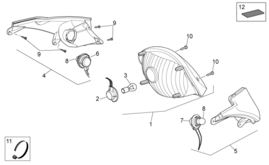 Εικόνα της ΛΑΜΠΑ 12V-10W BAU15s RY10 ΠΟΡΤΟΚ PHILIPS-UGL12093NACP
