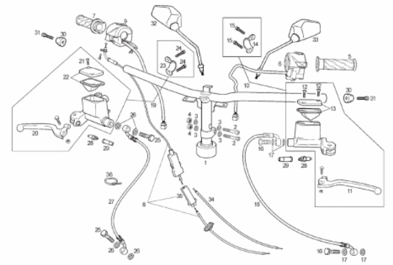 Εικόνα της ΚΑΒΑΛΕΤΟ ΤΡΟΜΠΑΣ ΦΡ ΔΕ DERBI SENDA 125 S-00H02100901