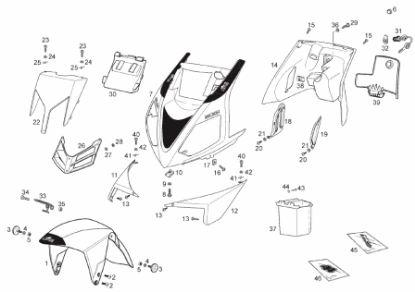 Εικόνα της ΑΕΡΑΓΩΓΟΣ DERBI GP1 50 04? ΑΡΙΣΤ-00G01800031