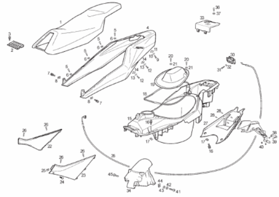 Εικόνα της ΚΛΕΙΣΤΡΟ ΚΛΕΙΔΑΡΙΑΣ ΣΕΛΛΑΣ DERBI GP1-TE-00G06801501