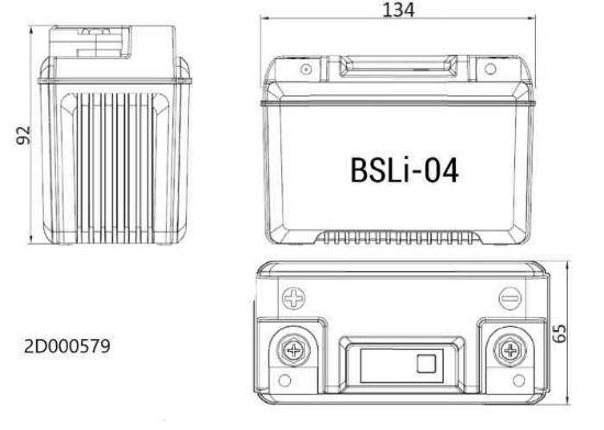 Εικόνα της ΜΠΑΤΑΡΙΑ RS 660-TUAREG 660 ΛΙΘΙΟΥ BSLI-2D000579