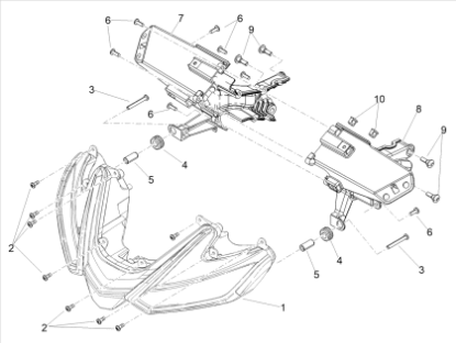 Εικόνα της ΑΠΟΣΤΑΤΗΣ ΜΠΡ ΦΑΝΟΥ RSV4 1100-TUONO 21-2B008278
