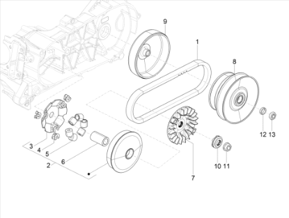 Εικόνα της ΚΟΜΠΛΕΡ ΚΙΝΗΣΗΣ SR 125 MOTARD RST-1A026610
