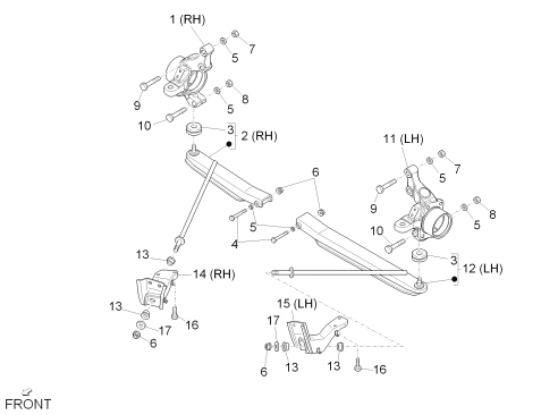 Εικόνα της ΨΑΛΙΔΙ ΜΠΡΟΣ PORTER 16V-EFI-DIES-QUAR ΑΡ-B0075556