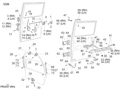 Εικόνα της ΜΠΟΥΤΟΝ ΚΛΕΙΔΩΜΑΤΟΣ ΠΟΡΤΑΣ PORTER DIESEL-D6974787Z01