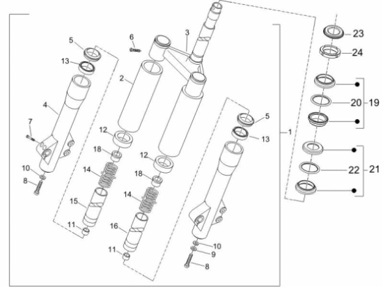 Εικόνα της ΠΟΤΗΡΙΑ ΠΙΡΟΥΝΙΟΥ ΣΕΤ VESPA GTS 310 ΚΑΤ-1C0078405
