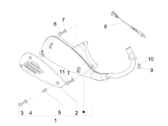 Εικόνα της ΕΞΑΤΜΙΣΗ FLY 125/150 4T E3 ΜΥ08 ΚΟΜΠΛΕ-880747
