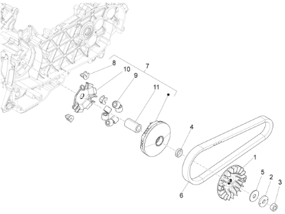Εικόνα της ΒΑΡΙΑΤΟΡ LIBERTY 125 IGET-CM309804