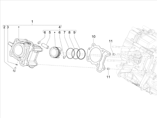 Εικόνα της ΠΙΣΤΟΝΙ STD MEDLEY 125 CAT.2-1A0155460B