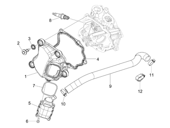 Εικόνα της ΚΑΠΑΚΙ ΑΝΑΘΥΜΙΑΣΕΩΝ SCOOT 125-350 4T-1A010683
