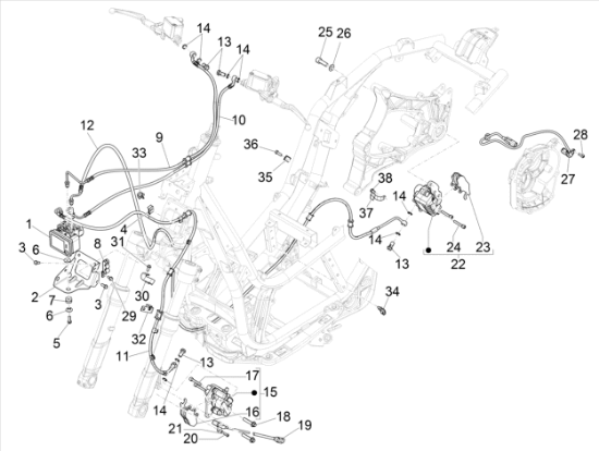 Εικόνα της ΕΓΚΕΦΑΛΟΣ ABS BEVERLY 300<>400 05-17>-1C007227