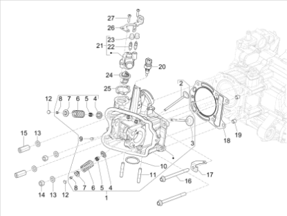 Εικόνα της ΑΠΟΣΤΑΤΗΣ ΚΕΦΑΛΗΣ ΚΥΛ BEVERLY 350-1A015269