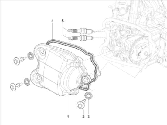 Εικόνα της ΚΑΠΑΚΙ ΚΕΦΑΛΗΣ ΚΥΛ SCOOTER 350-400 ΜΥ21-1A000852