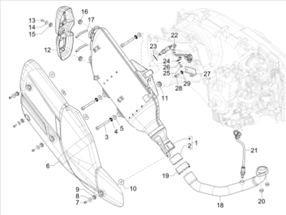 Εικόνα της ΑΙΣΘΗΤΗΡΑΣ ΛΑΜΔΑ BEV-MP3 400 E5+-GTS 310-CM342001