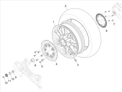 Εικόνα της ΑΠΟΣΤΑΤΗΣ ΠΙΣΩ ΤΡΟΧΟΥ BEV 400 MY21-Χ10-666659