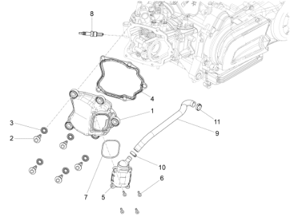 Εικόνα της ΚΑΠΑΚΙ ΑΝΑΘΥΜΙΑΣΕΩΝ SCOOT 125-350 4T-1A010683