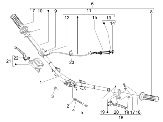 Εικόνα της ΜΑΝΕΤΑ ΑΡ/ΔΕ VESPA GTV 300/PRIMAV-1C006083