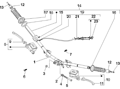 Εικόνα της ΜΑΝΕΤΑ ΑΡ/ΔΕ VESPA GTV 300/PRIMAV-1C006083