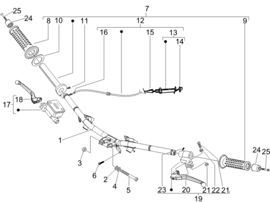 Εικόνα της ΜΑΝΕΤΑ ΑΡ/ΔΕ VESPA GTV 300/PRIMAV-1C006083