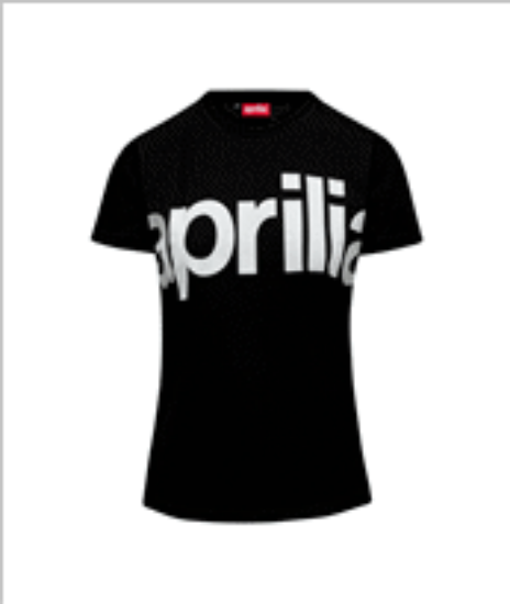 Εικόνα της ΜΠΛΟΥΖΑ T-SHIRT APRILIA 2024 ΜΑΥ ΓΥΝ XS-8L0055M01BLK