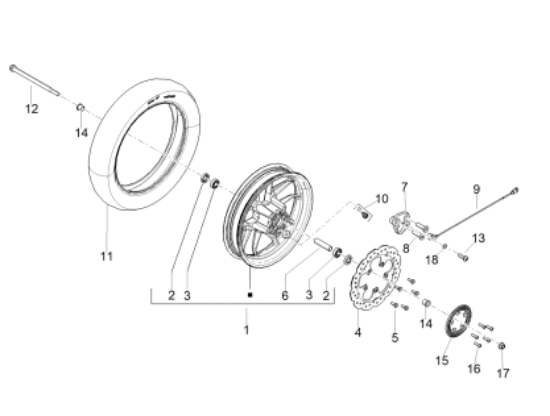 Εικόνα της ΣΕΝΣΟΡΑΣ ABS BEV/SHIV/DORSO/MANA/RS 660-1D003350