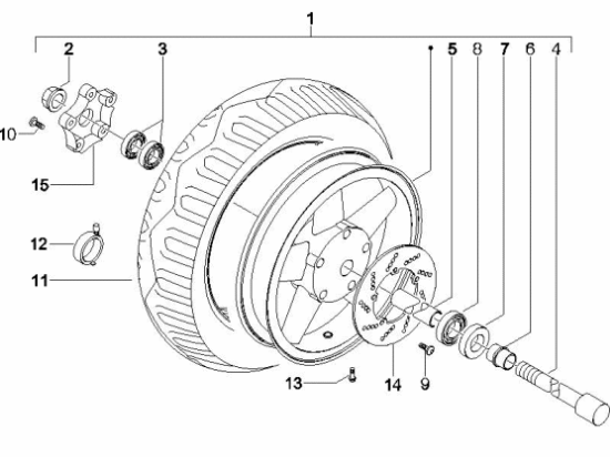 Εικόνα της ΕΛΑΣΤΙΚΟ MICHELIN 120/70-14 55S CITY G-497606