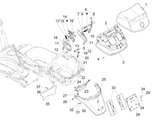 Εικόνα της ΠΟΡΤΑΚΙ ΜΠΑΓΚΑΖ Χ8 250 NERO GRAFITE 79/-62365100ND