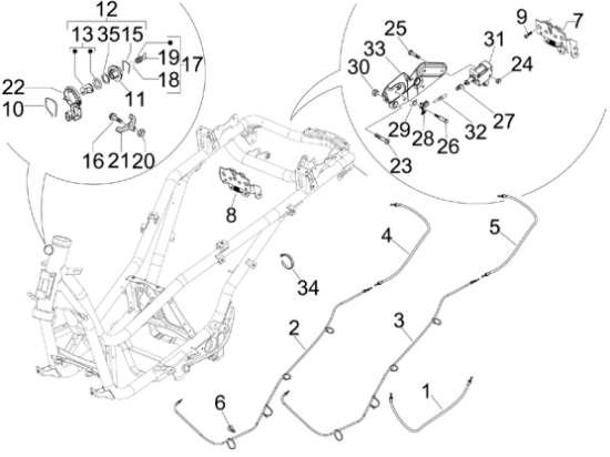 Εικόνα της ΒΑΣΗ ΚΛΕΙΔ ΟΝ-OFF SCOOTER 100<>150 4T 3-1B002609R